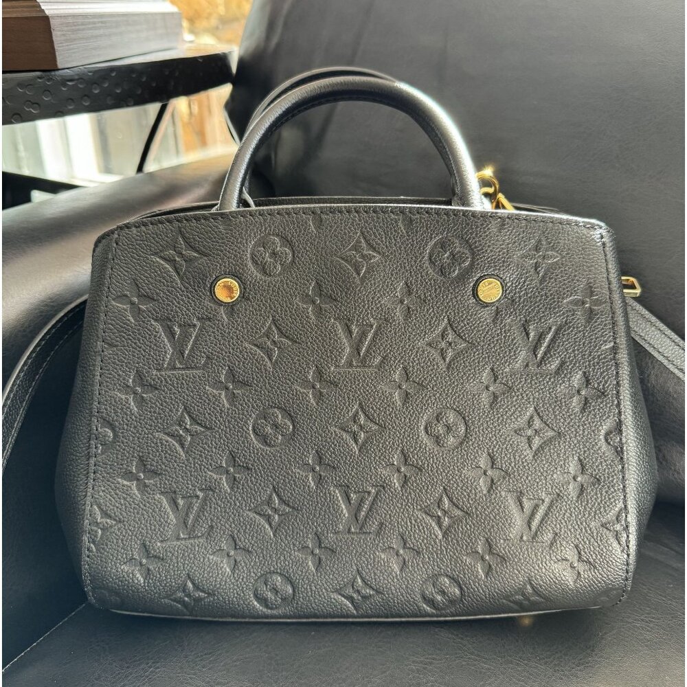 Louis Vuitton Empreinte Black Montaigne BB Noir